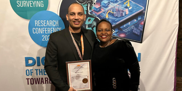 Malcolm Weaich accepting his award Malcolm Weaich accepting his award